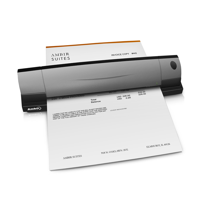 Ambir Technology ImageScan Pro 490i Sheet-fed scanner 600 x 600DPI A4 Black